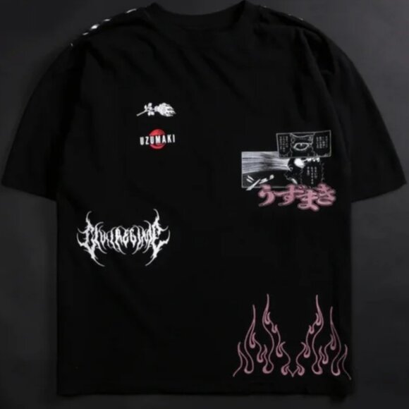 NWOT Civil Regime- Chapter 6 199X Uzumaki Oversized Tee - Picture 4 of 9